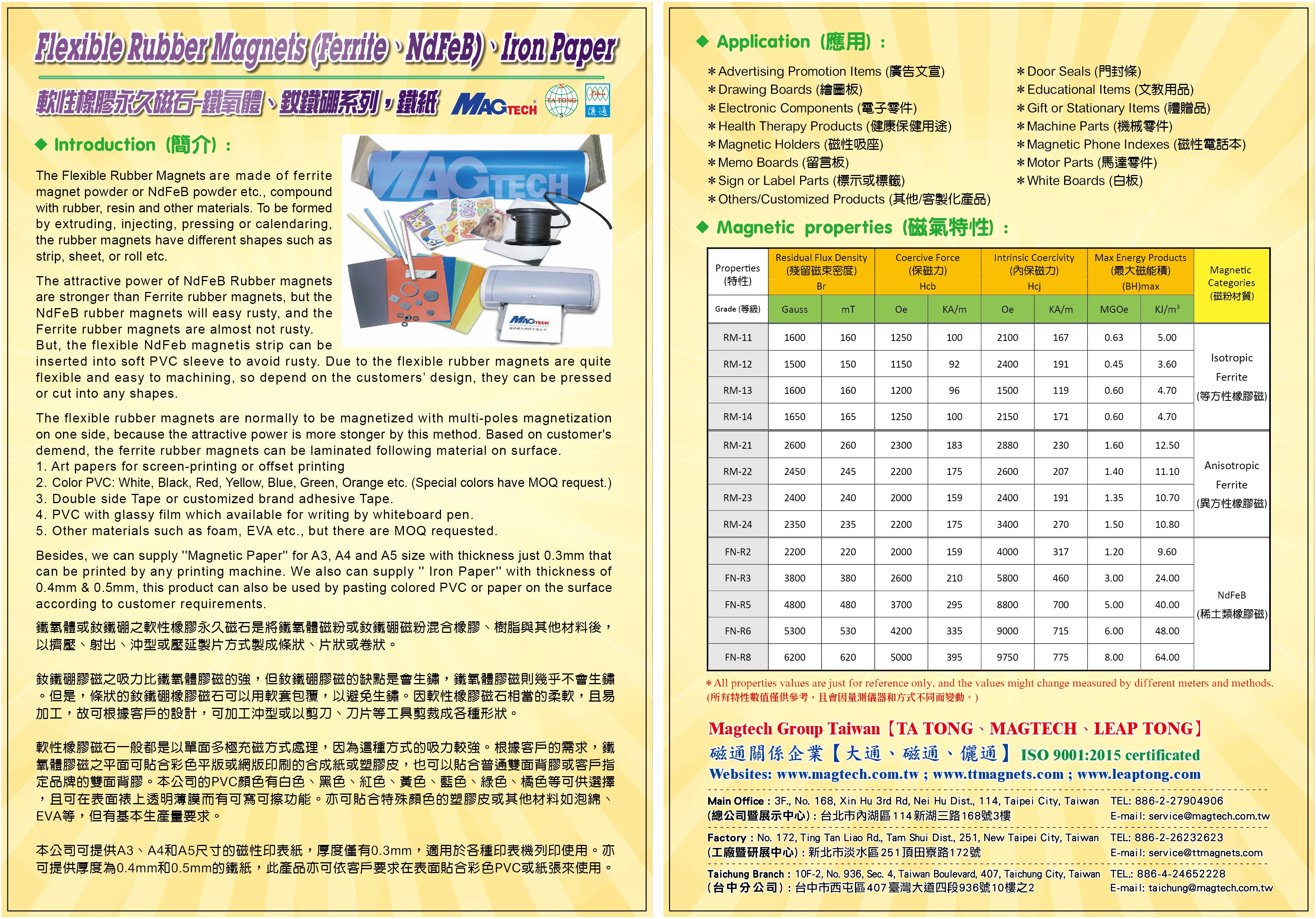 MAGTECH MAGNETIC PRODUCTS CORP. (LEAP TONG)_Online Catalogues
