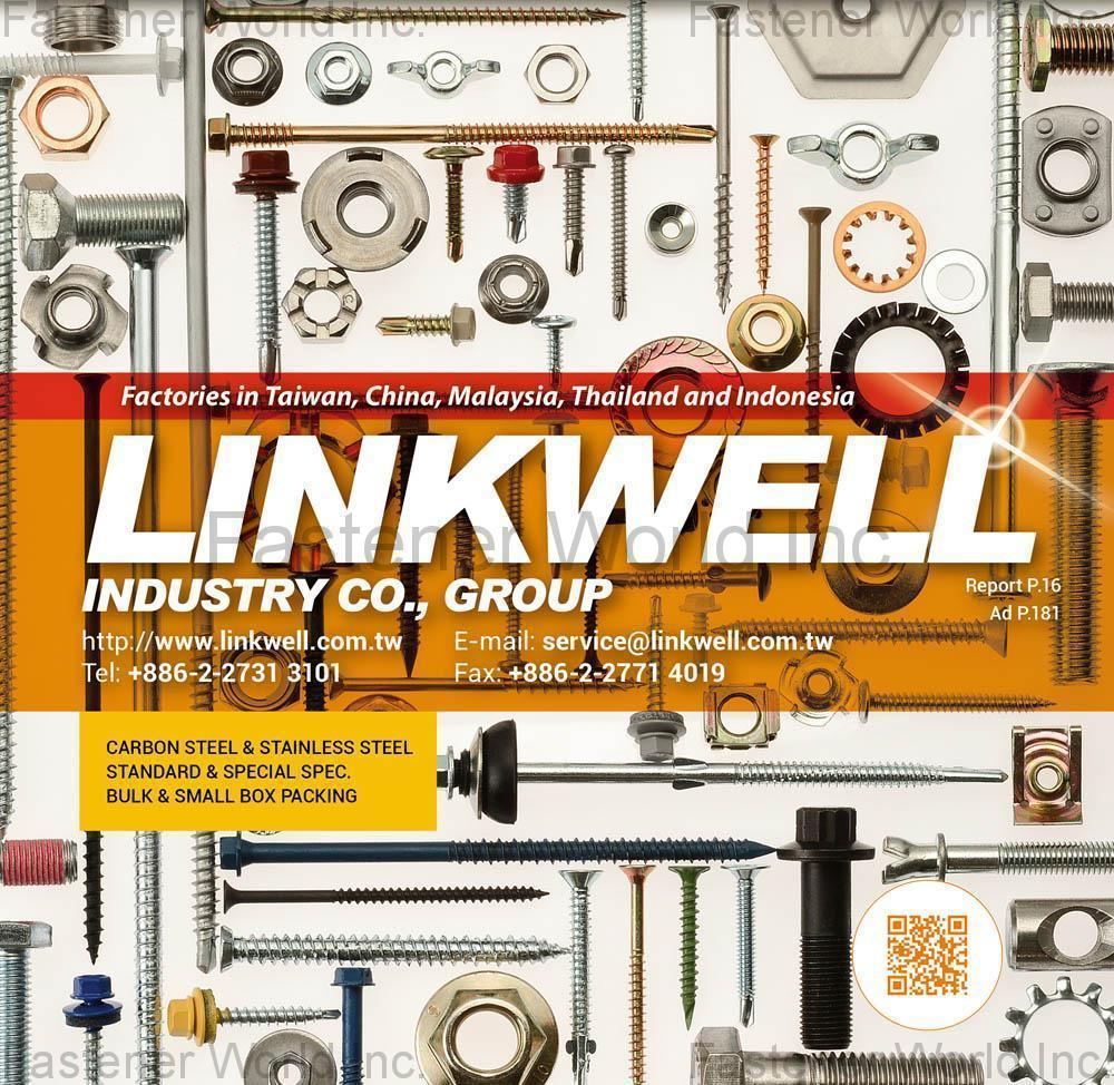 LINKWELL INDUSTRY CO., LTD. , Standard & Non-Standard, Bulk pack & Small box pack , Stainless Steel