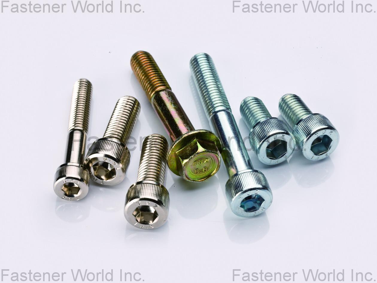 MAUDLE INDUSTRIAL CO., LTD.  , Fasteners with different kinds of finished/Plated Screws , Plated Screws