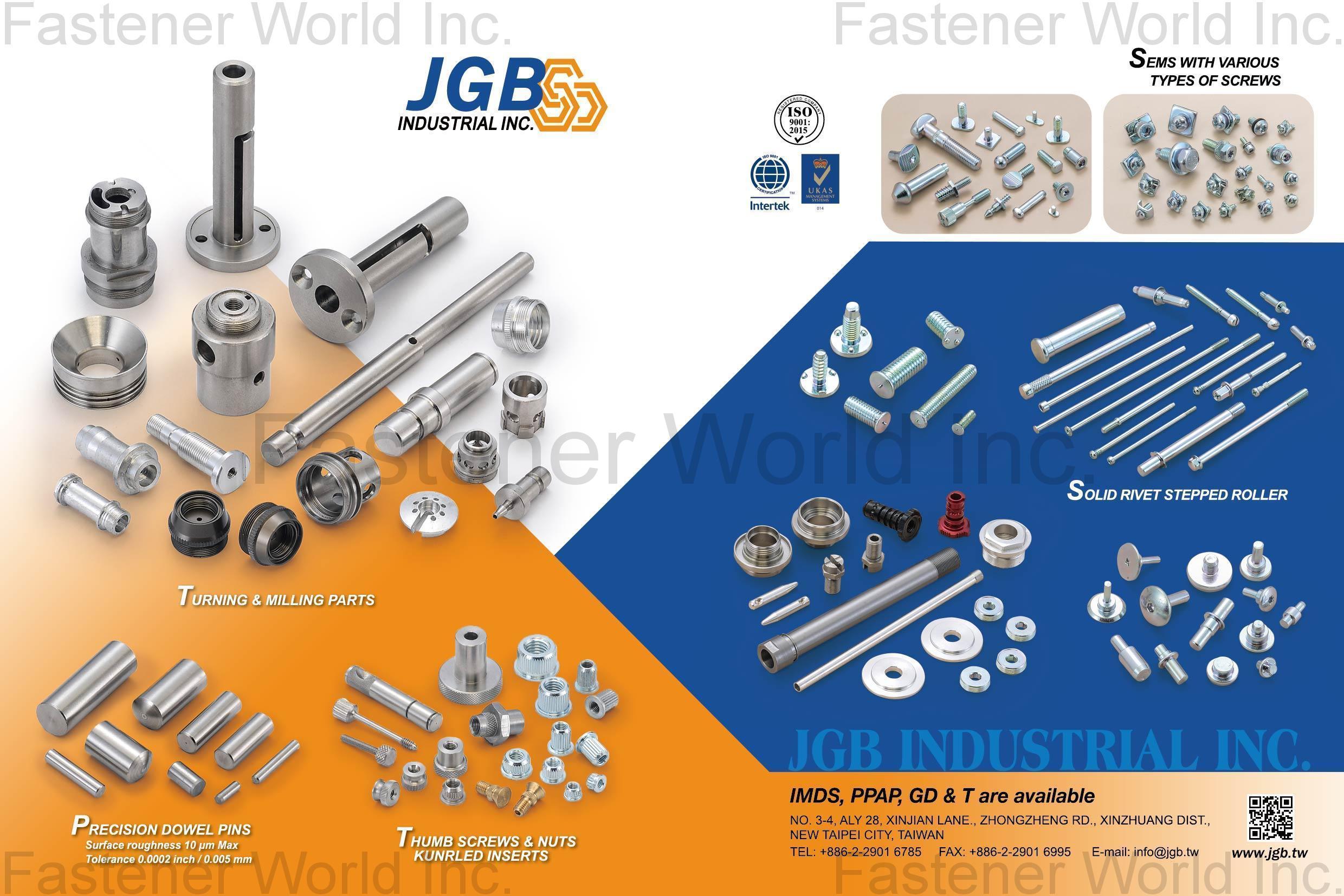 Turning Parts,Precision Metal Parts,Dowel Pins,Thumb Nuts,Milled Nuts,Shoulder Screws,Thumb Screws,Brass Insert,Milled Bolts,Special Cold / Hot Forming Parts