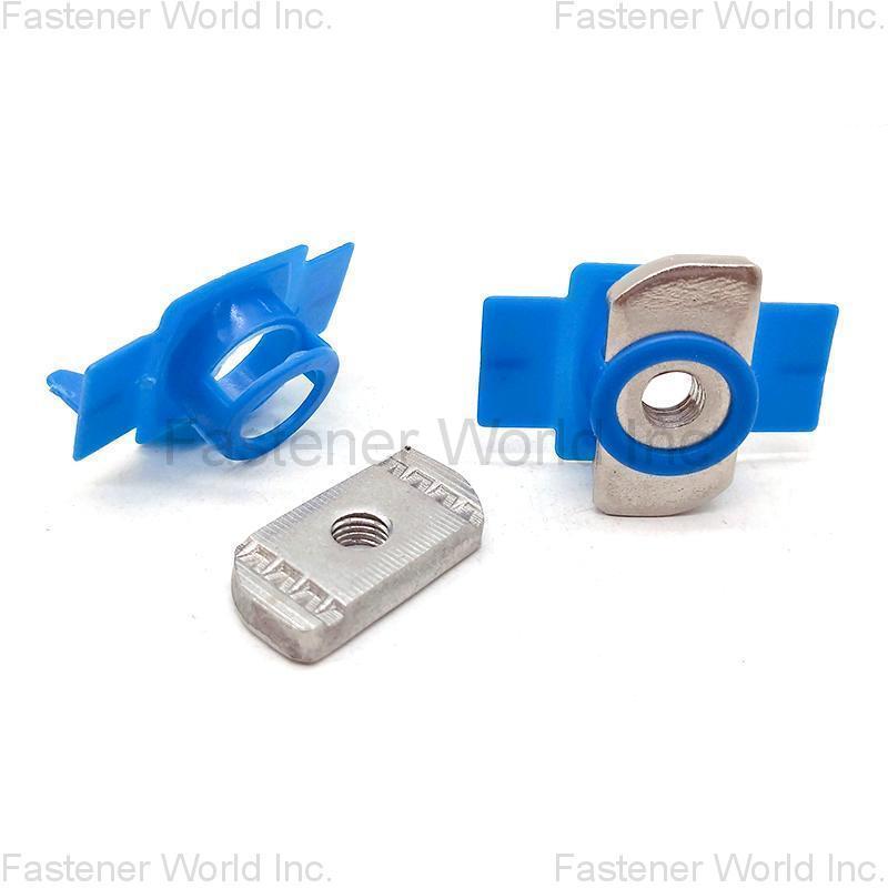 JIAXING HAINA FASTENER CO., LTD. , A2-70 Channel Spring Nut with Plastic Wing