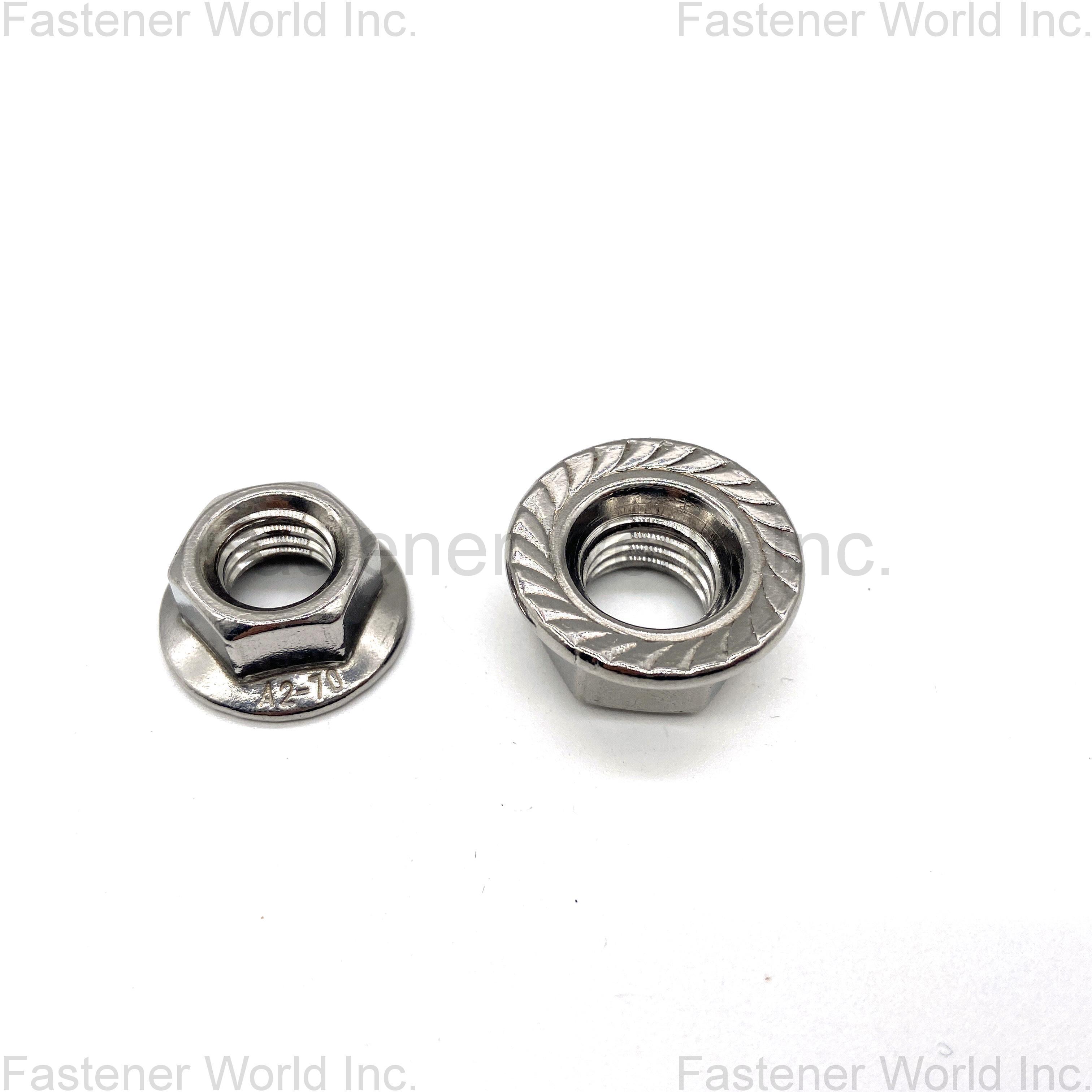 JIAXING HAINA FASTENER CO., LTD. , DIN6923 stainless steel 304 316 Hex Flange Nuts