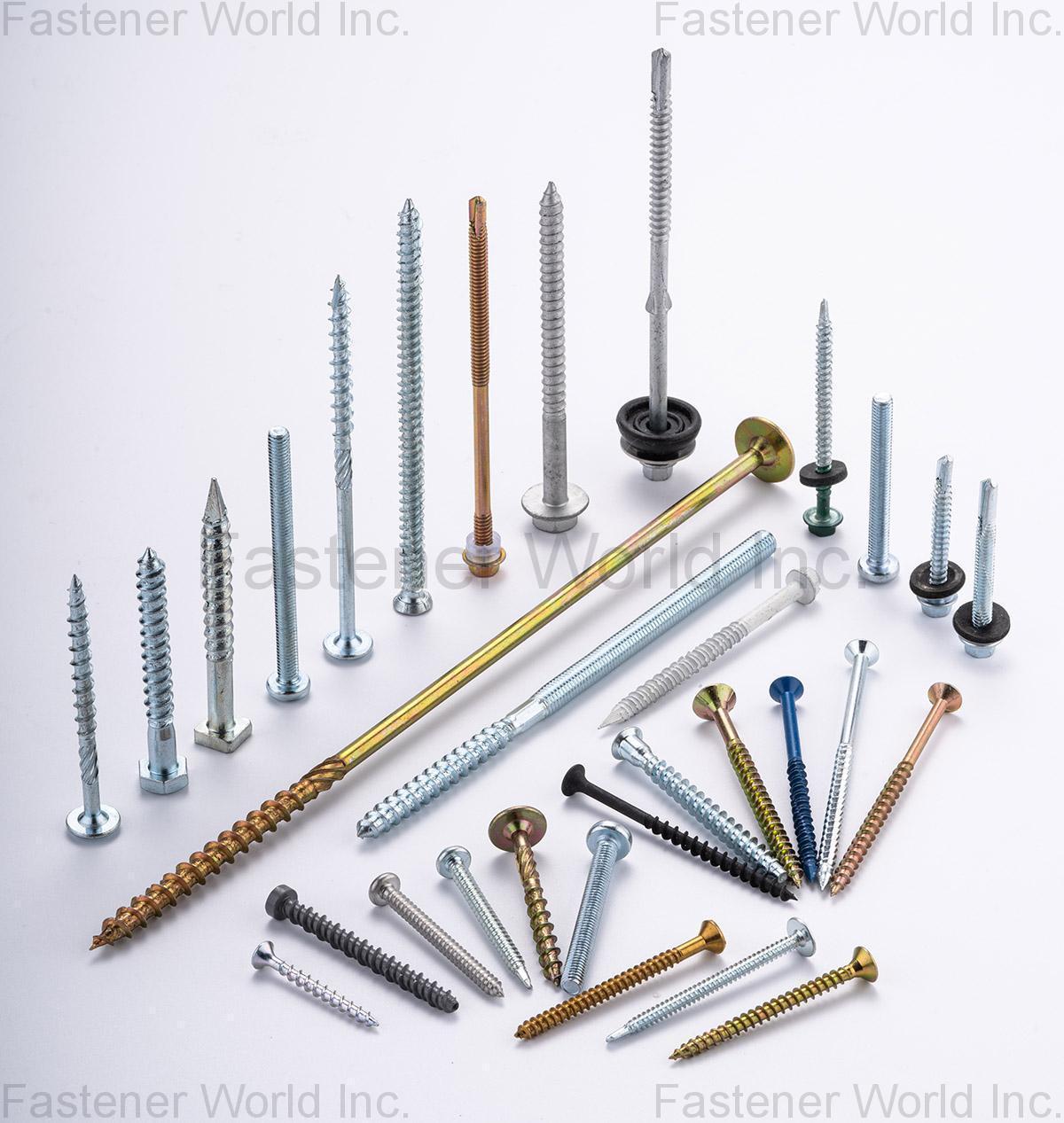 JINGLE-TECH FASTENERS CO., LTD. , Chipboard Screws, Drywall Screws, Timber Screws, Self-drilling Screws, Self-tapping Screws, Concrete Screws, Wood Screws