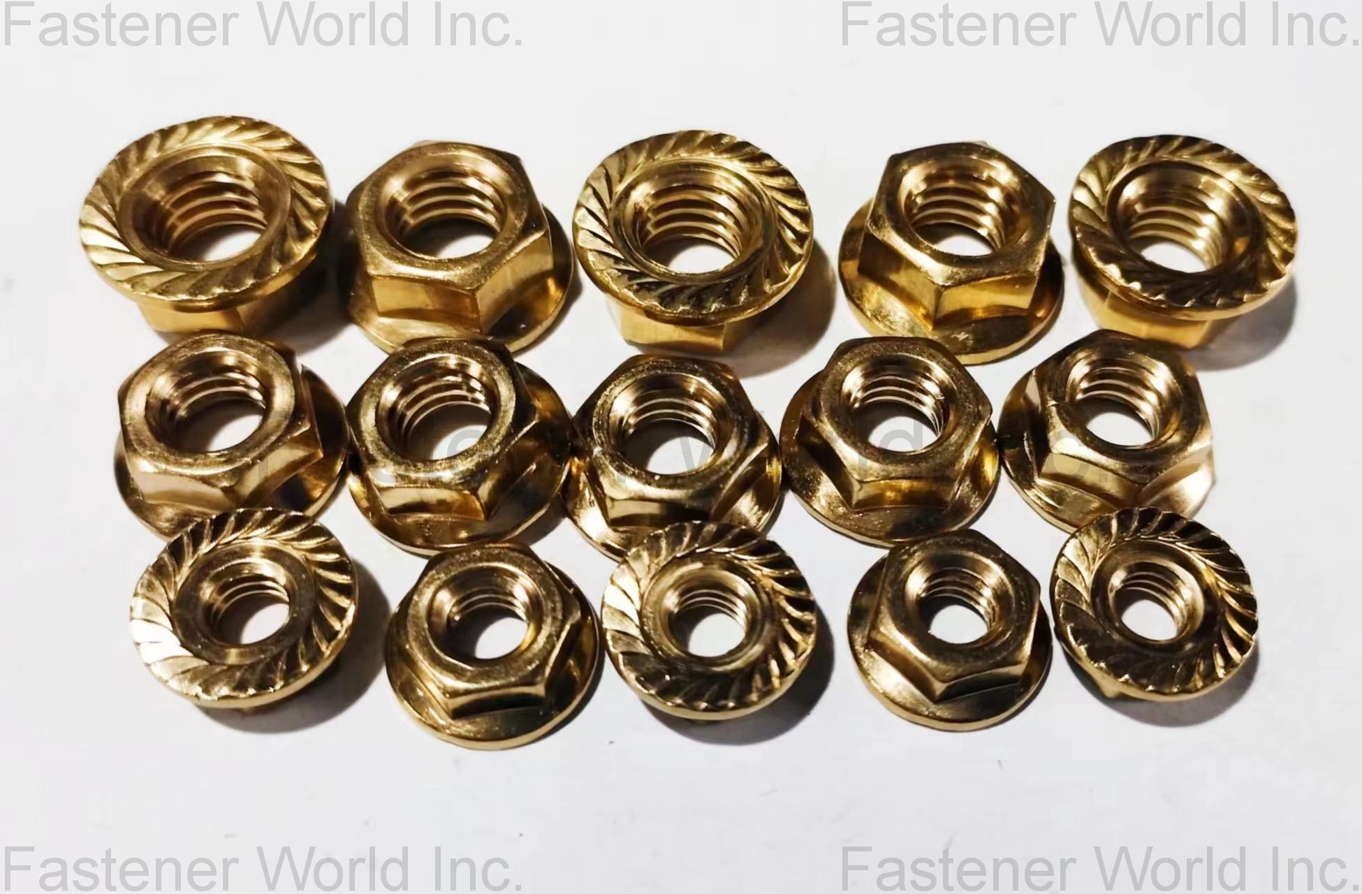 Chongqing Yushung Non-Ferrous Metals Co., Ltd. , Brass Flange Nuts