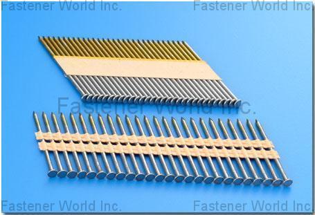 GINFA WORLD CO., LTD.  , Paper(Plastic)Collated Framing Nails , Special Nails
