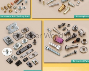 Riveting Parts, Stamping Parts, Customized Parts, Brass Inserts & Self-Clinching Parts(J. T. FASTENERS SUPPLY CO., LTD. )