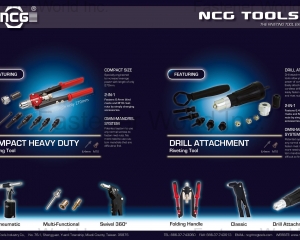 Compact Heavy Duty Riveting Tools, Drill Attachment Riveting Tools(NCG TOOLS INDUSTRY CO., LTD. )