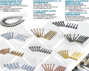 All Kinds of Screws(TYCOONS GROUP ENTERPRISE CO., LTD. )