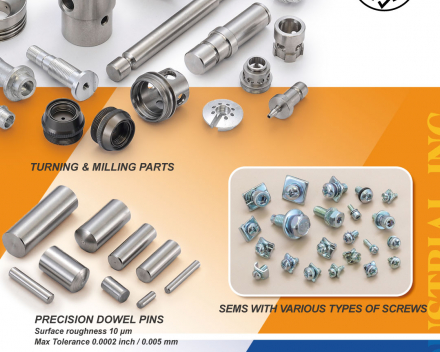 Turning&Milling Parts,Precision Dowel Pins,Sems with various types of screws(JGB INDUSTRIAL INC.)