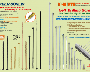 Timber Screws, Self Drilling Screws(BI-MIRTH CORPORATION)