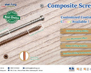 Composite Screws, Customized Coating Colors Available!(SHEH FUNG SCREWS CO., LTD. )