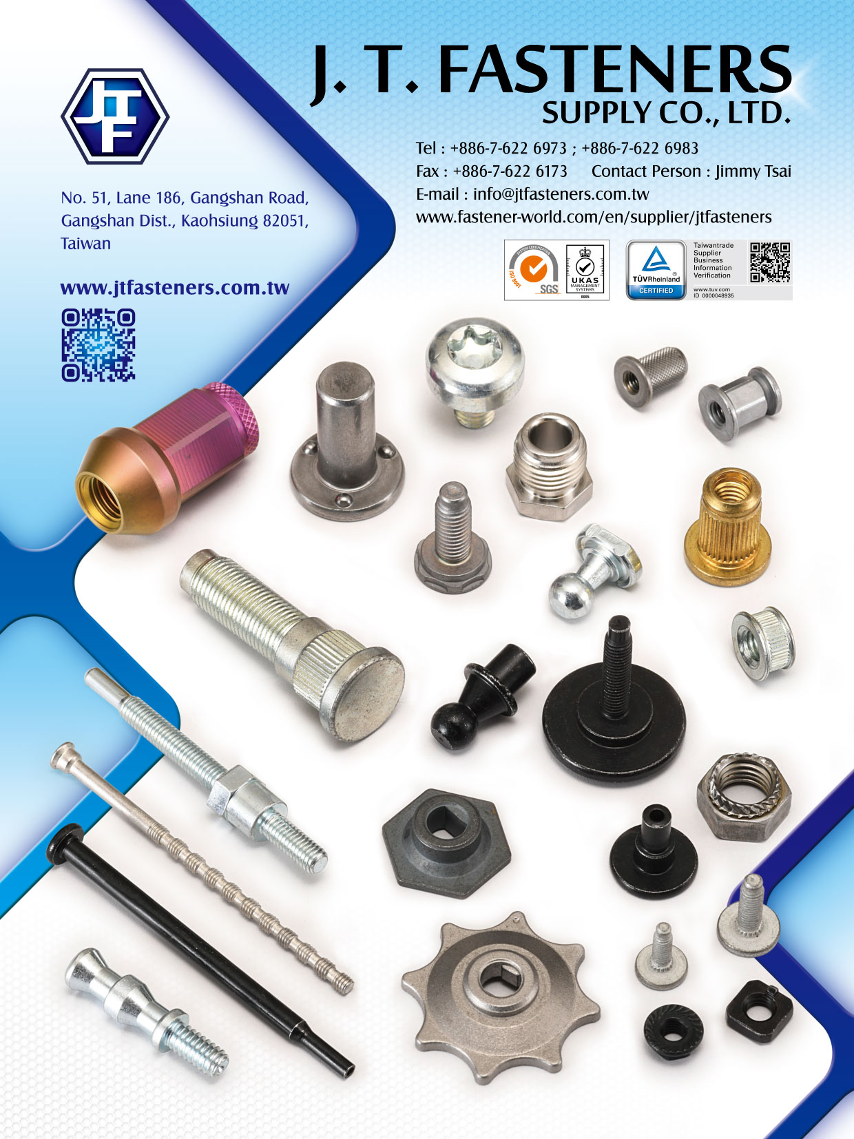 金祐昇實業有限公司 (J. T. Fasteners Supply Co., Ltd.) _電子型錄專區