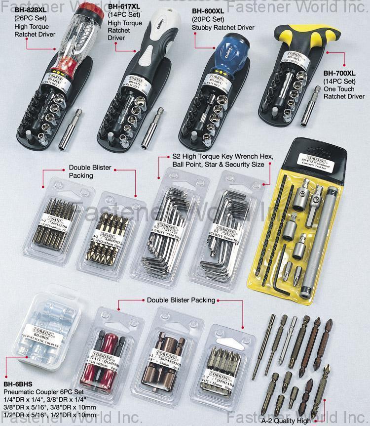 BAOHUI SCREW POWER BIT INC.  , Pneumatic Tools / Electrical Tools / Hand Tools / Kits , Pneumatic Hand Tools In General