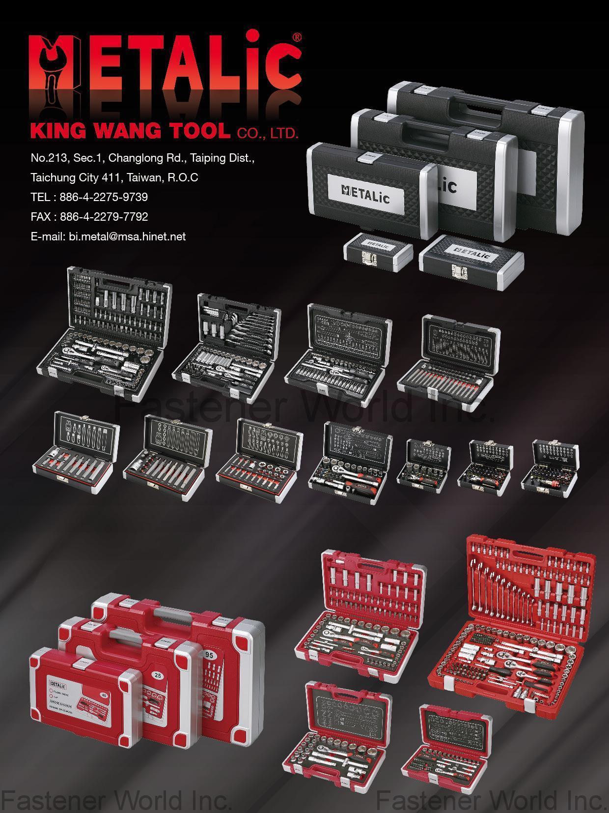 KING WANG TOOL CO., LTD. (METALIC) , Wrench, Tool Sets, Socket Bits, Hand Tool , Combination Wrenches