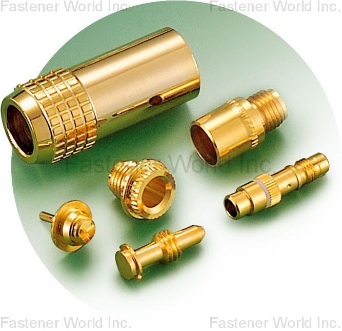 WEH SHENG PRECISION INDUSTRY CO., LTD. , Brass connectors, Brass bolt, Brass sleeve, Brass antenna part , Brass Insert