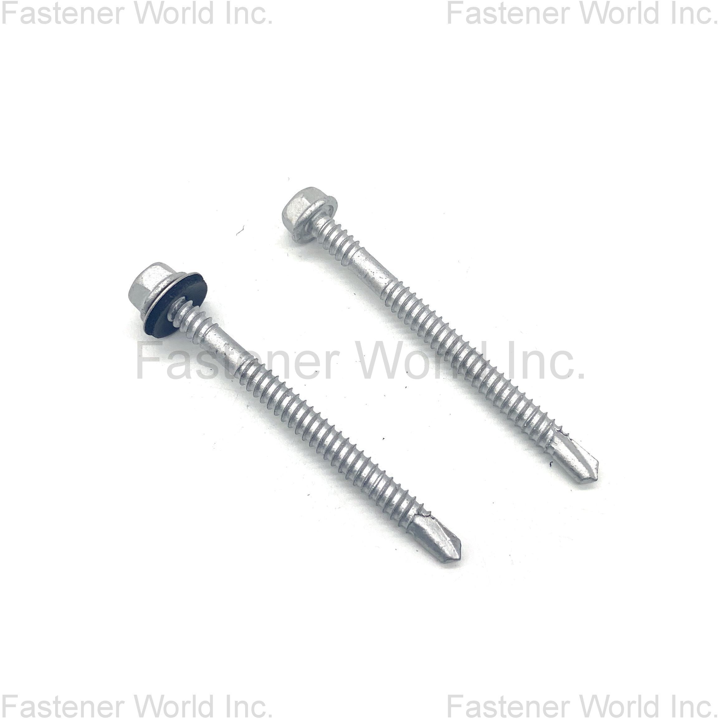 JIAXING HAINA FASTENER CO., LTD. , Bi-metal Hex Head stainless steel 304 410 self drilling Screw