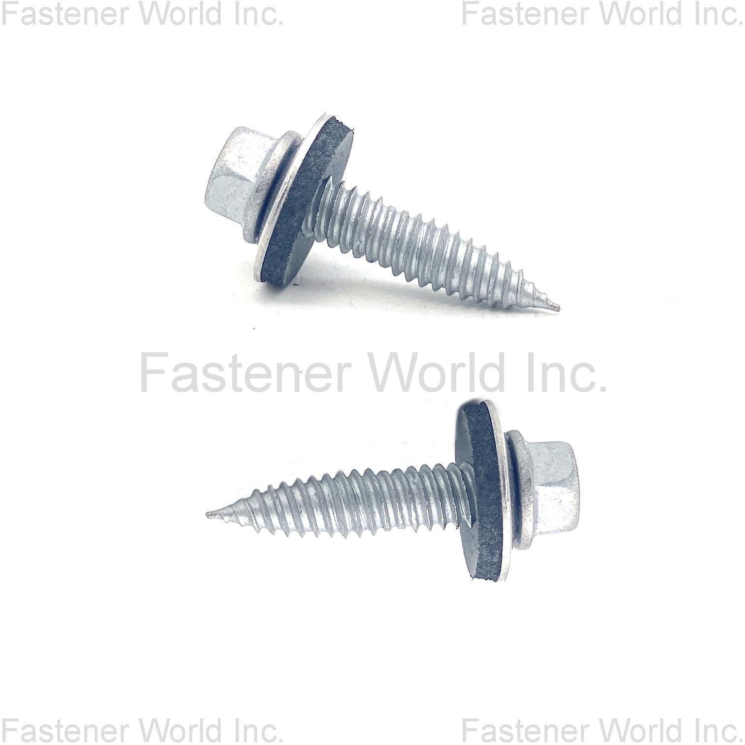 JIAXING HAINA FASTENER CO., LTD. , Bi-metal Hex Head ss304+scm435 self tapping Screw