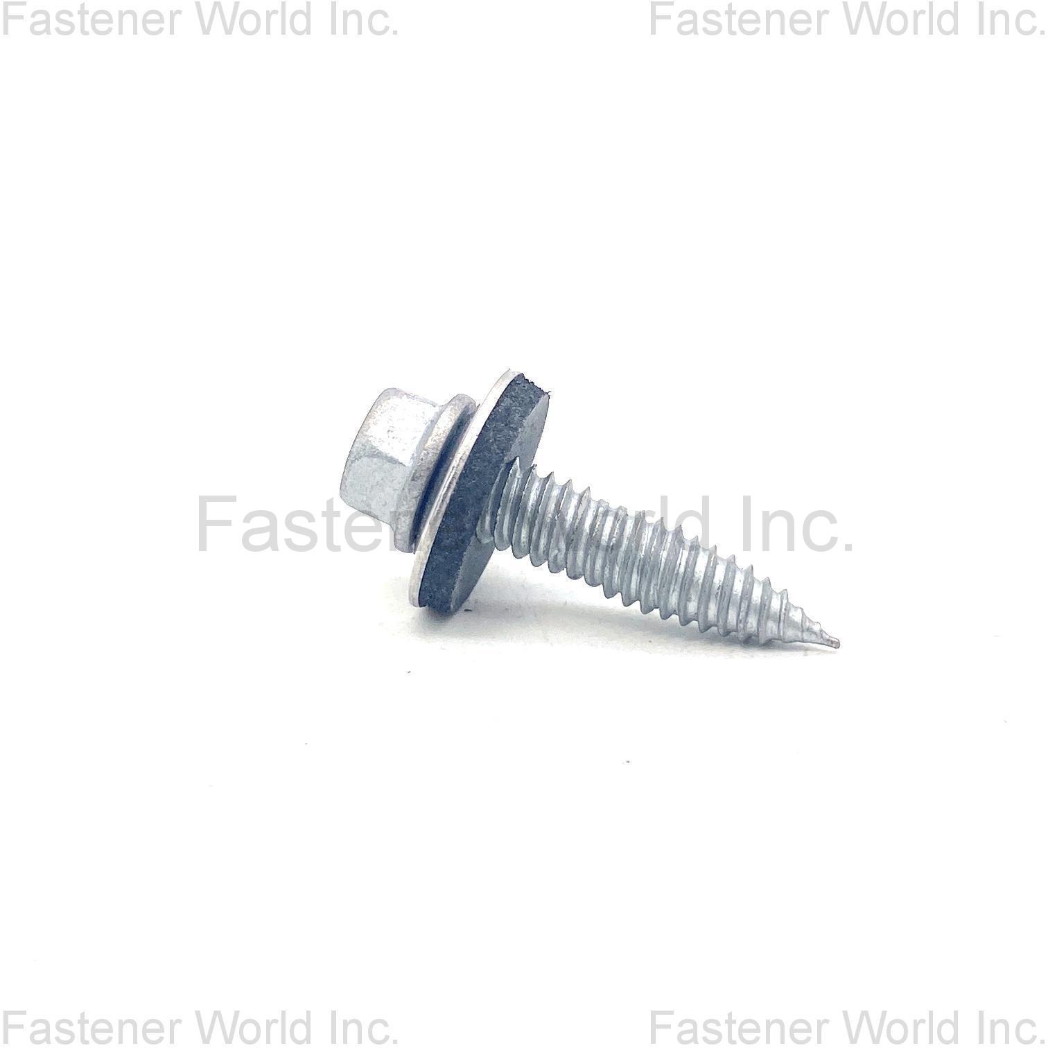 JIAXING HAINA FASTENER CO., LTD. , ss304+scm435 self tapping Hex Head  Bi-metal Screw