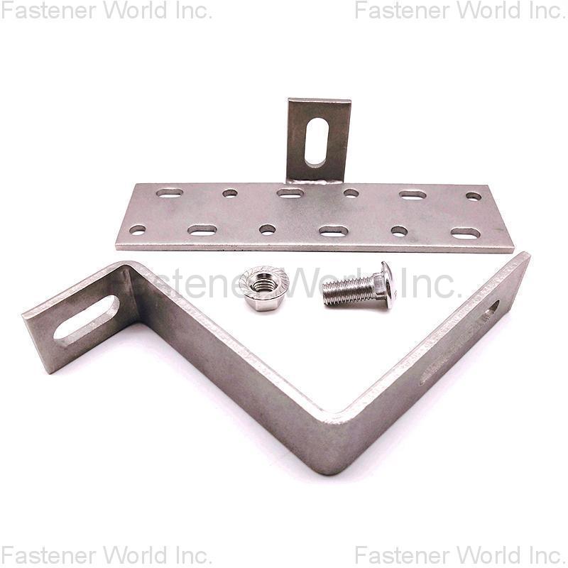 JIAXING HAINA FASTENER CO., LTD. , SS430 SS304  adjustable solar bracket for solar system