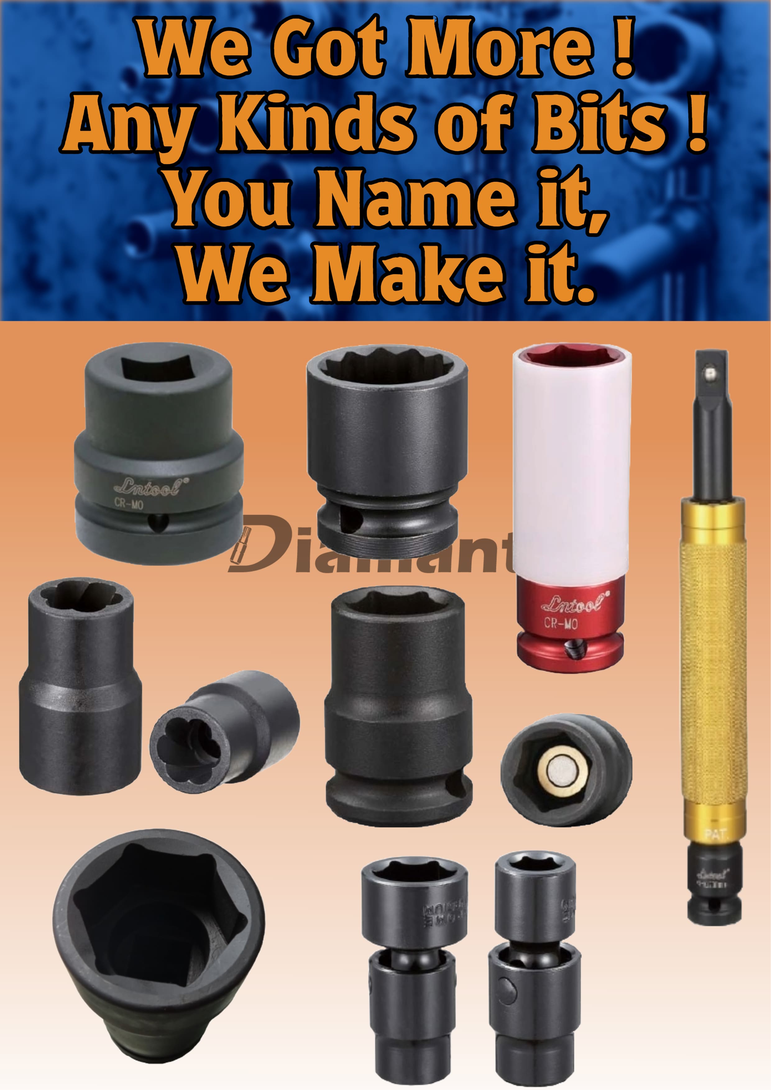 DIAMANT INDUSTRIAL CO., LTD. , All kinds of Sockets are welcomed to inquire