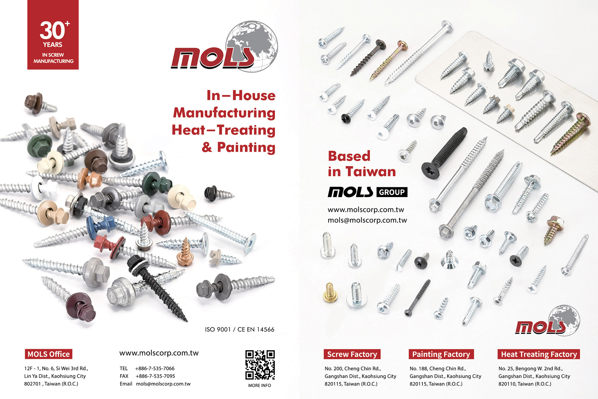 MOLS CORPORATION  , In-House Manufacturing Heat-Treating & Painting