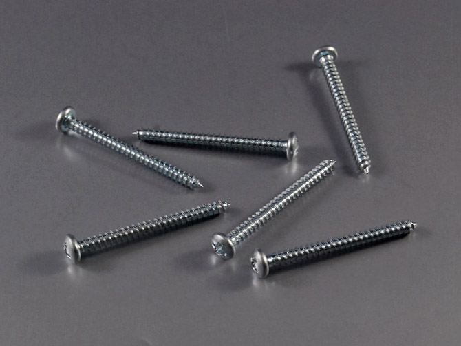 ASCCO INTERNATIONAL CO., LTD. , P+ 35x38 AB Din 7981C Tapping Screw Pan Head Phillips Zinc Plated