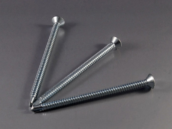 ASCCO INTERNATIONAL CO., LTD. , F+ 63X100 BK Din 7504P Self Drilling Screw Flat Head Phillips Zinc Plated