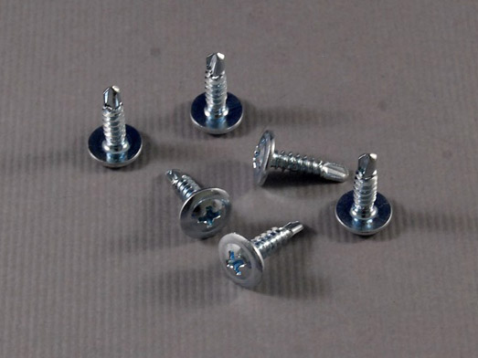 ASCCO INTERNATIONAL CO., LTD. , WF+ 4.2x16 BK Self Drilling Screws Wafer Head Phillips Zinc Plated