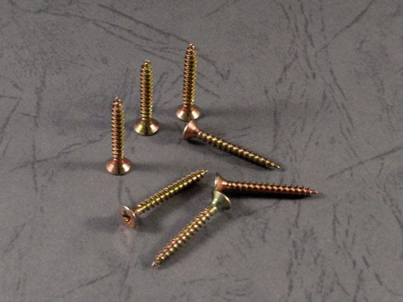 ASCCO INTERNATIONAL CO., LTD. , DFx30x25 DFx30x25 Chipboard Screws Double Flat Head Pozi Full Thread Zinc Plated