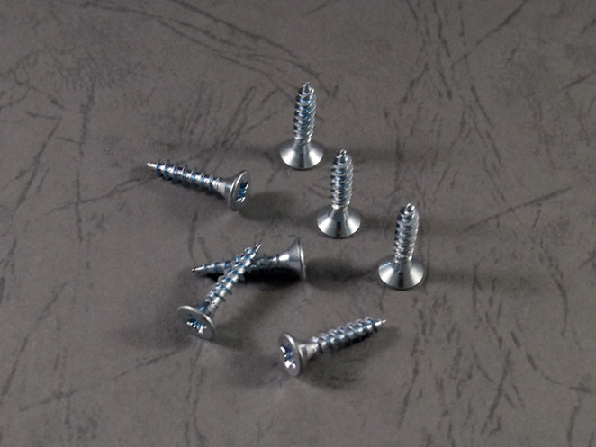 ASCCO INTERNATIONAL CO., LTD. , DFx40x20 Chipboard Screws Double Flat Head Pozi Full Thread Zinc Plated