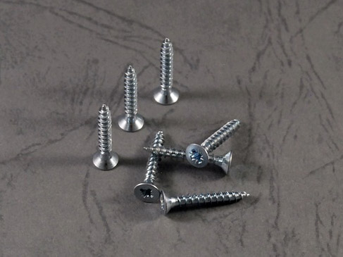 ASCCO INTERNATIONAL CO., LTD. , DFx30x20 Chipboard Screws Double Flat Head Pozi Full Thread Zinc Plated