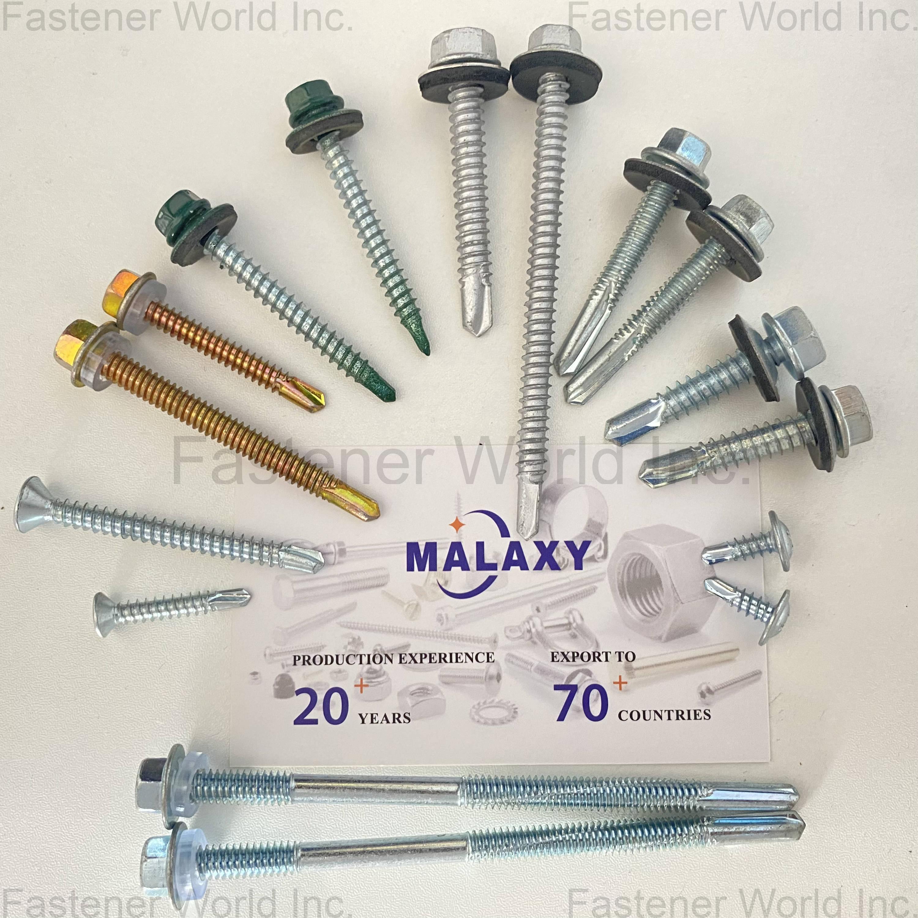 Shanghai Malaxy Industry Co., Ltd. , Self Drilling Screws (Tek Screws) - Type 2 Point for Metal to Metal & Steel Wood Framing