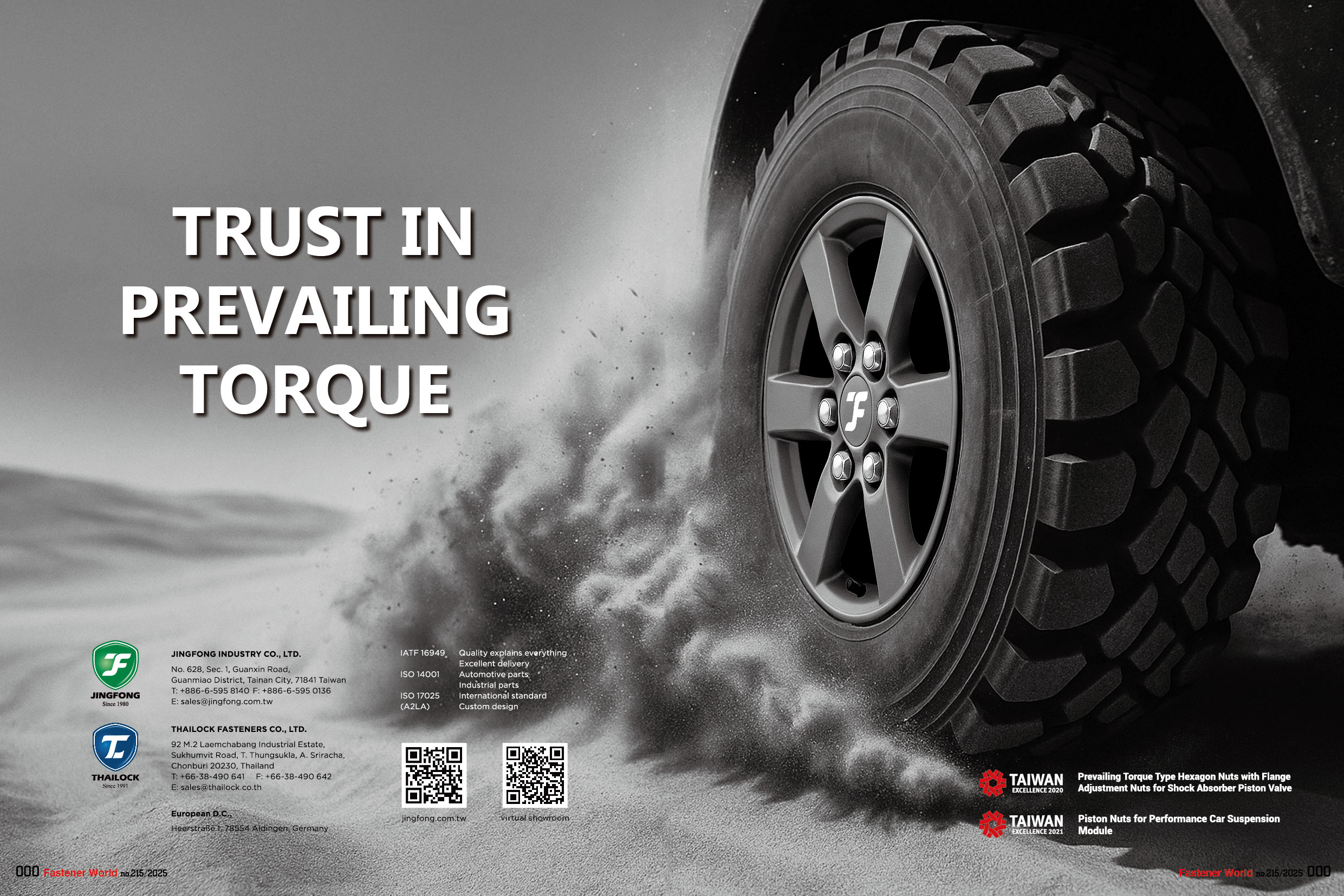 JINGFONG INDUSTRY CO., LTD.  , PREVAILING TORQUE LOCK NUTS, NYLON INSERTED NUTS, ALL METAL NUTS, NYLON PATCH NUTS, FLANGE NUTS, HEX NUTS, WELD NUTS, CONICAL NUTS, WHEEL NUTS, CAP NUTS, SLOT NUTS, SQUARE NUTS, SPECIAL NUTS