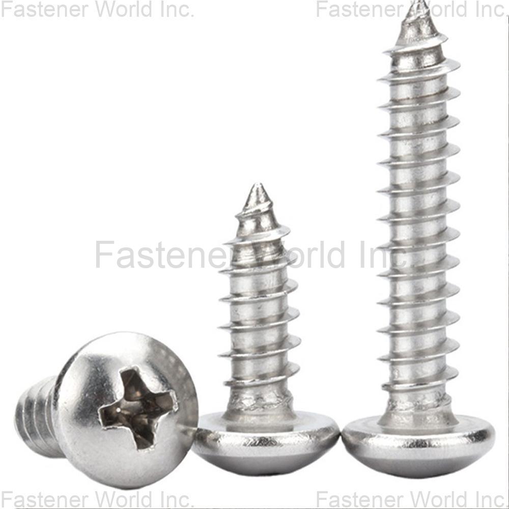WENZHOU YUNHU FASTENERS CO., LTD , Self Tapping Screws With Round Head