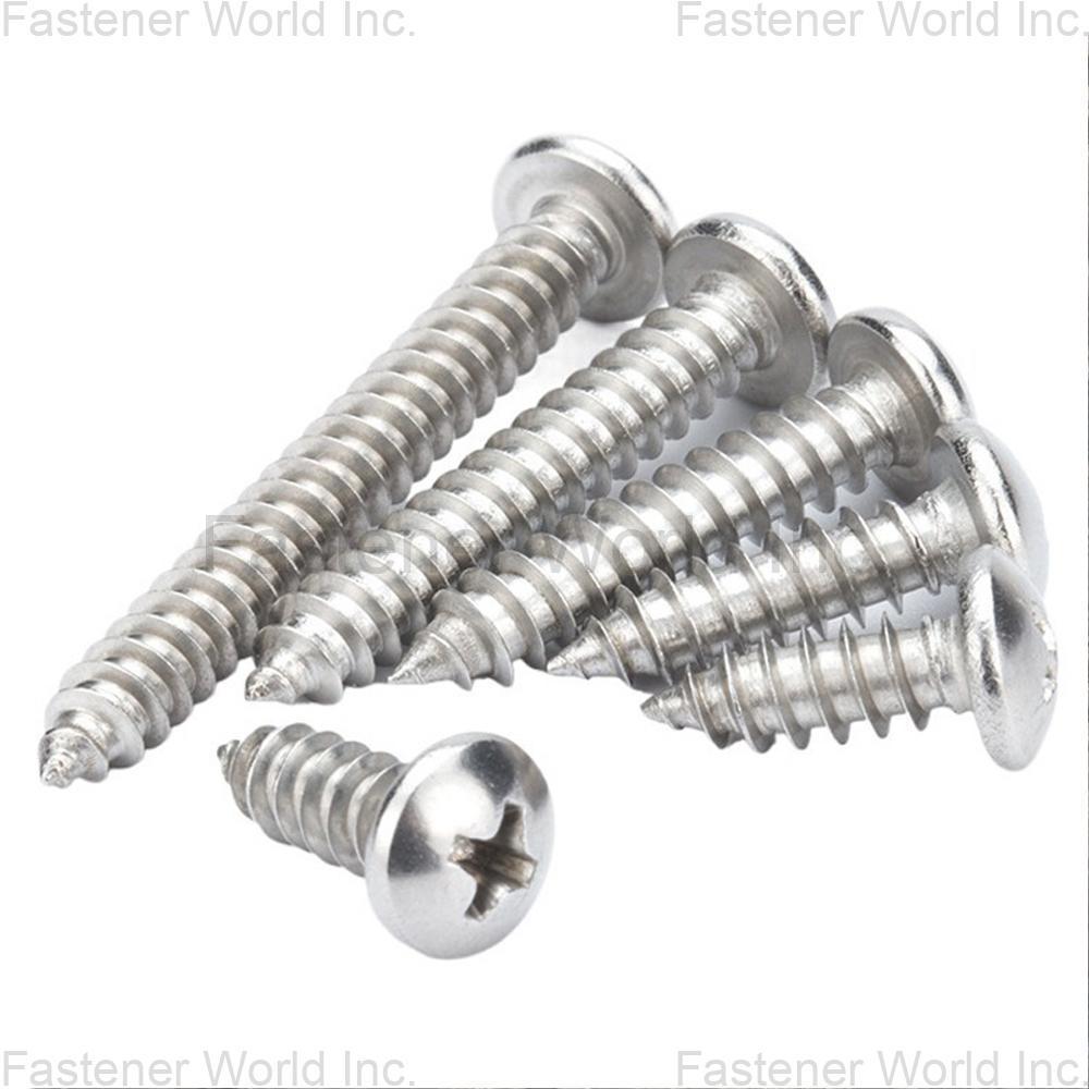 WENZHOU YUNHU FASTENERS CO., LTD , Self Tapping Screws With Round Head WENZHOU YUNHU FASTENERS CO., LTD , Self Tapping Screws With Round Head