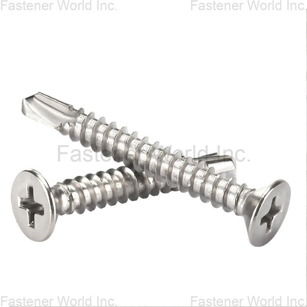 WENZHOU YUNHU FASTENERS CO., LTD , Flat Head Drilling Screws