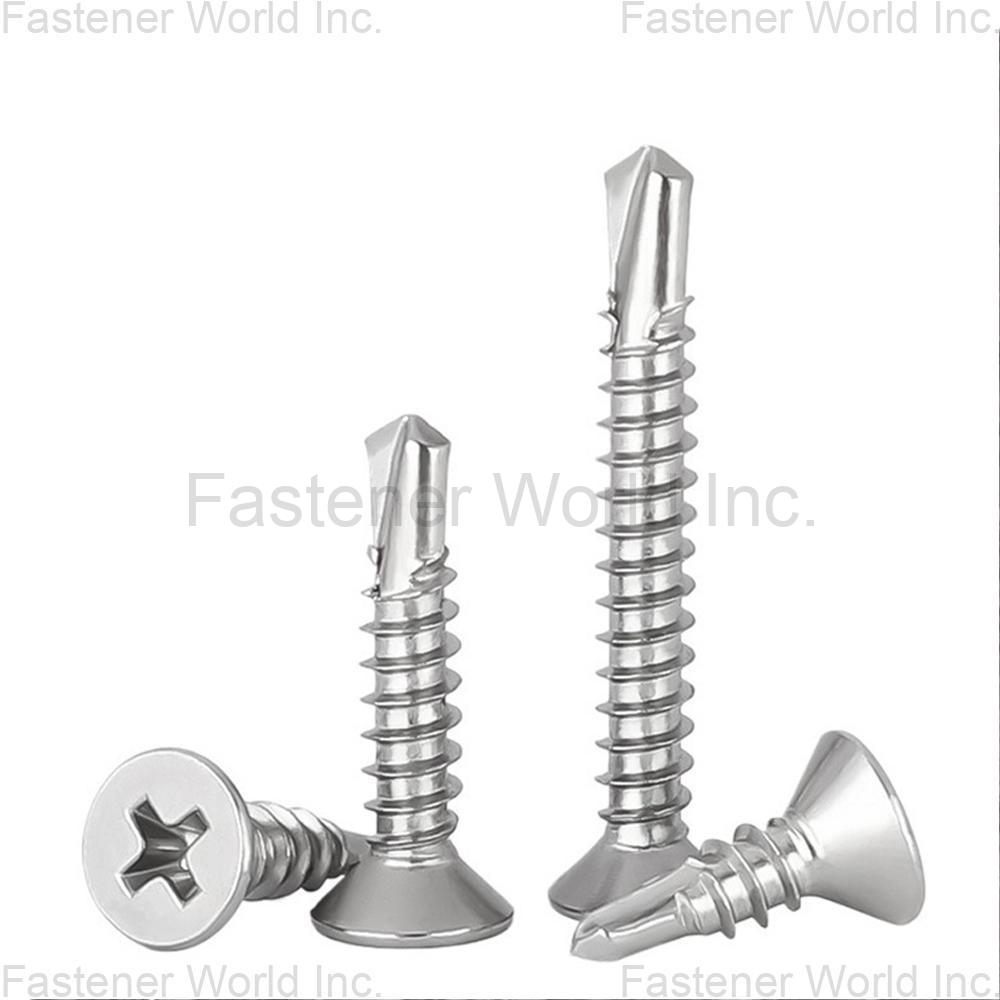 WENZHOU YUNHU FASTENERS CO., LTD , Flat Head Drilling Screws