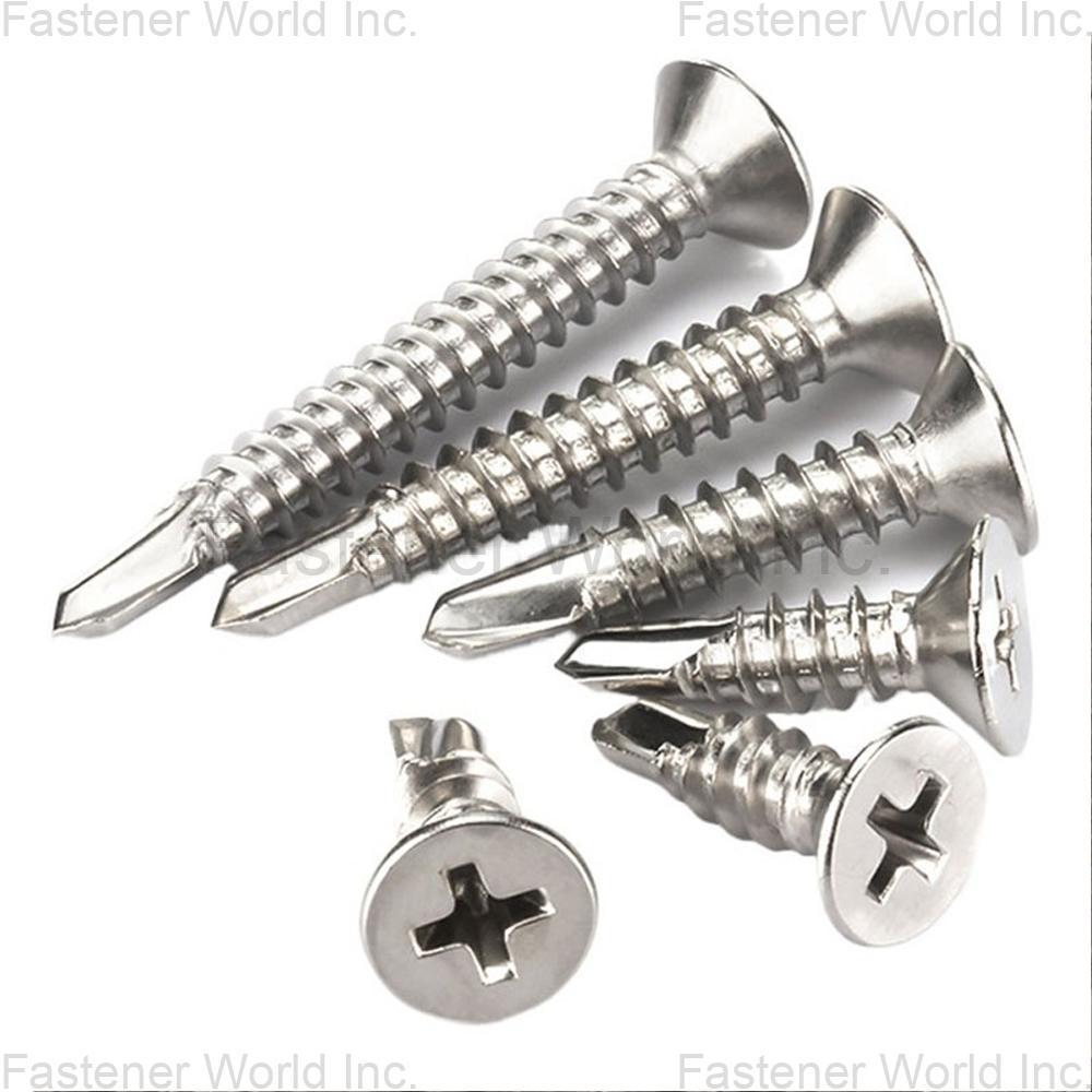 WENZHOU YUNHU FASTENERS CO., LTD , Flat Head Drilling Screws