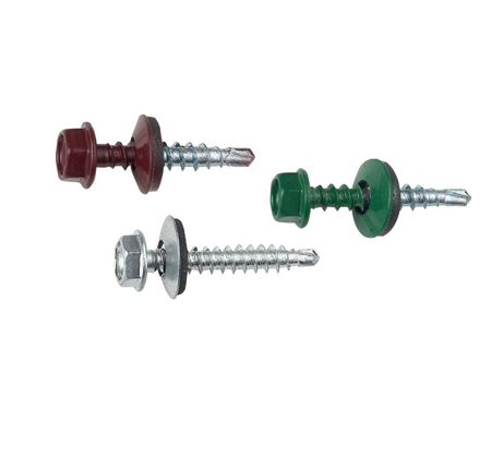 YUYAO AKF FASTENERS CO., LTD. , Hex Washer Head Self Drilling Screw With EPDM Washer YUYAO AKF FASTENERS CO., LTD. , Hex Washer Head Self Drilling Screw With EPDM Washer