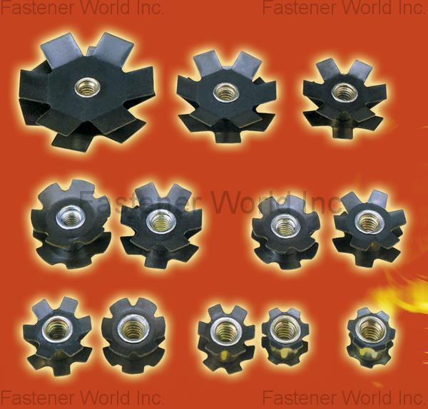 SUNG THE CHUAN TRADE ENTERPRISE CO., LTD. , Star-Shaped Pipe Insert,nuts,fastener,set-nut,bike-nut , Furniture Fittings SUNG THE CHUAN TRADE ENTERPRISE CO., LTD. , Star-Shaped Pipe Insert,nuts,fastener,set-nut,bike-nut , Furniture Fittings
