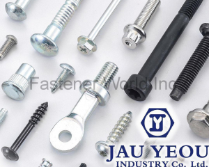 Drywall Screws, Tapping Screws, Chipboard Screws, Self-drilling Screws, Windows Screws, Collated Screws, Automobile Fasteners, Multi-Stroke Forming(JAU YEOU INDUSTRY CO., LTD.)