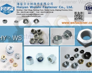 fastener-world(HAIYAN WEISHI FASTENERS CO., LTD. )