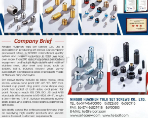 fastener-world(NINGBO HUASHEN YULU SET SCREWS CO., LTD. )