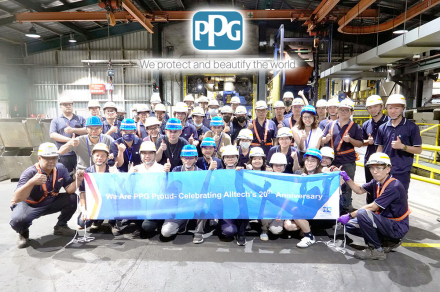 PPG Alltech Celebrates 20th Anniversary. Electrocoating Leads the Trend of Green Sustainability PPG Alltech Celebrates 20th Anniversary. Electrocoating Leads the Trend of Green Sustainability
