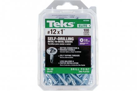 Teks Introduces Elite Self-Drilling Screws for Faster Metal-to-Metal Installation Teks Introduces Elite Self-Drilling Screws for Faster Metal-to-Metal Installation