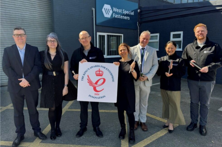 West Special Fasteners Wins UK King’s Award for Manufacturing Innovation West Special Fasteners Wins UK King’s Award for Manufacturing Innovation